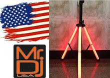 Load image into Gallery viewer, 2 MR DJ SS700LED Universal Light Up Multi Color LED Speaker Stands with Remote