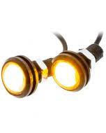 Load image into Gallery viewer, Heise HE-BALY Yellow Accent Light with Black Frame - .75 Inch, 3 Watt
