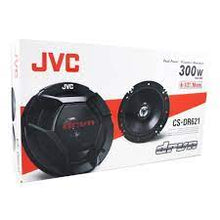 Load image into Gallery viewer, JVC CS-DR621 600W Peak (100W RMS) 6.5" DRVN Series 2-Way Coaxial Car Speakers