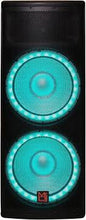 Load image into Gallery viewer, 2 MR DJ PRO215LED Bluetooth Speaker Pro Dual 2x15" 5500W Speaker PA DJ Bluetooth