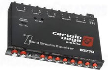 Load image into Gallery viewer, Cerwin-Vega EQ-770 7-Band Graphic EQ with Parametric E Auxiliary Input