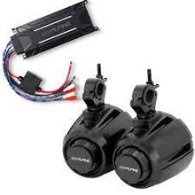 Load image into Gallery viewer, Alpine PSS-SXS01-PWR Side-by-side sound system includes four 6-1/2" speaker pods, Bluetooth® controller, and a 4-channel amplifier