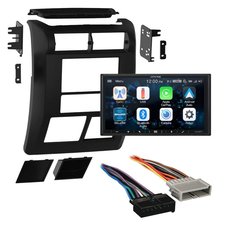 Alpine iLX-W670  7" Multimedia Receiver for Jeep 97-02 Dash Kit, Wiring Harness