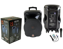 Load image into Gallery viewer, DSP4000 4000W Bluetooth DSP FM Radio USB PA Portable DJ KARAOKE Speaker