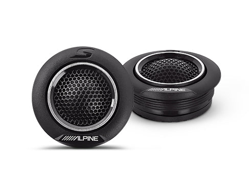 (2) Pairs ALPINE S2-S65C 240w 6.5" Car Audio Component Speakers w/1 Tweeters