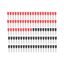 Load image into Gallery viewer, Tsunami TSX-1618GA-FERR 100-Piece Red and Black 16/18GA Ferrules - Refill Pack