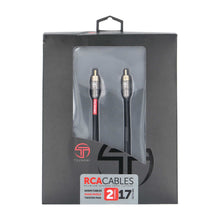Load image into Gallery viewer, Tsunami TSX-RCA17 2 Channel 17 Ft RCA Cable