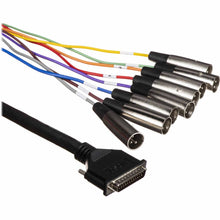 Load image into Gallery viewer, Hosa DTM803 Male DB-25 to 8-Channel Male 3-Pin XLR Snake Cable - 3 m