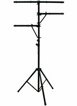 Load image into Gallery viewer, Mr DJ LS-300 Heavy Duty DJ Light Stand w/ Two Fixture Arms &amp; T-Bar