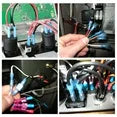 100pcs Female & Male Fully Insulated Wire Terminals Connector Nylon Spade Crimp