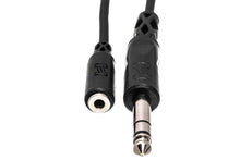 Load image into Gallery viewer, Hosa MHE-310 3.5 mm TRS to 1/4" TRS Headphone Adaptor Cable, 10 Feet