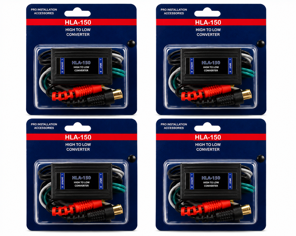 4 Absolute HLA-150 2-Channel High-to-Low Line Output Converter RCA Outputs