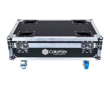Load image into Gallery viewer, Colorkey CKW-6028-KIT, Mobilepar Mini Hex 4 Uplights 8-Pack Bundle with Charging Road Case
