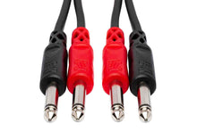 Load image into Gallery viewer, Hosa Stereo Interconnect Cable, Dual 1/4 in TS to Same