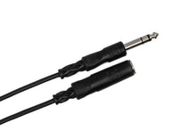 Load image into Gallery viewer, Hosa HPE-310 Headphone Extension Cable 1/4 in Male TRS to 1/4 in Female TRS – 10 Feet