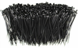American Terminal 500 pcs 8-Inch Heavy Duty Strong Black Nylon Cable Ties