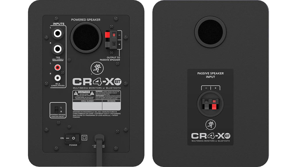 Mackie CR4-XBT 4 Inches Creative Reference Multimedia Monitors With Bluetooth Pair
