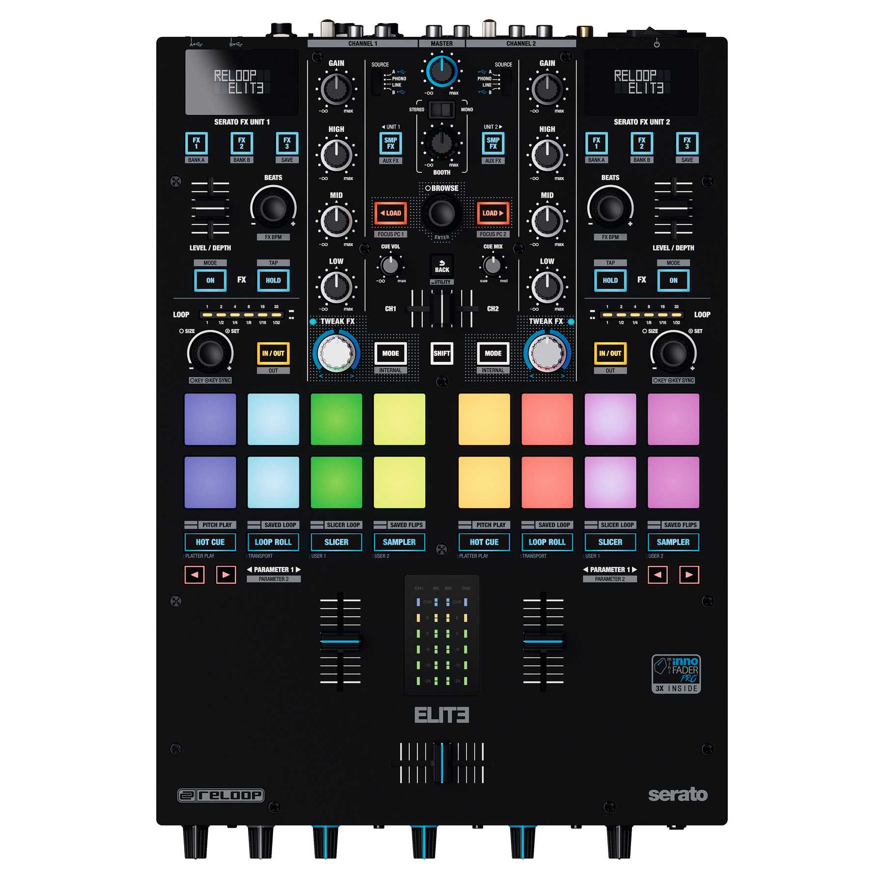 Reloop ELITE  High Performance DVS Mixer for Serato DJ Pro