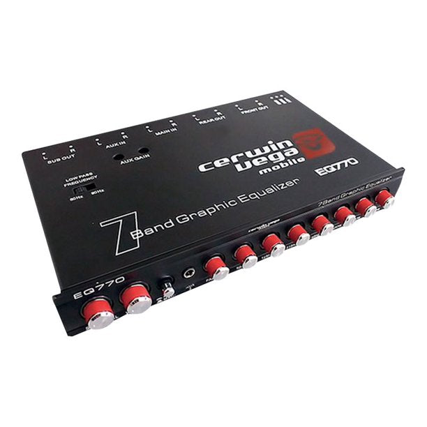 Cerwin Vega EQ770 7-Band Graphic Equalizer with Auxiliary Input