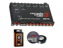 Load image into Gallery viewer, Cerwin Vega EQ770 7-Band Graphic Equalizer with Auxiliary Input+ Free Absolute Electrical Tape+ Phone Holder