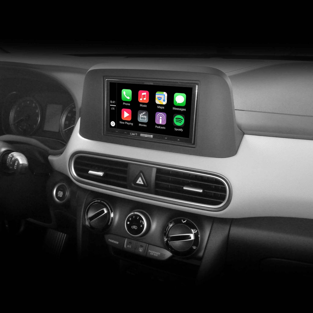 Metra 99-7392B Single or Double-DIN Car Stereo Dash Kit - Compatible Fits for Hyundai Kona 2018-Up