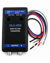 Load image into Gallery viewer, Absolute HLA600 Car Audio Speaker High to Low Level Converter 2 Channel Delayer RCA Line Output