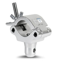 Load image into Gallery viewer, Galaxy Stage GS-C114PS Half Coupler Conical Clamp Silver 660 lb Load Capacity TUV Approved Fits 48-51mm Truss