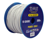 Load image into Gallery viewer, Absolute USA P16-500WH 16 Gauge 500FT Primary Power &amp; Remote Wire – White
