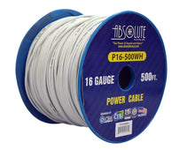 Load image into Gallery viewer, Absolute USA P16-500WH 16 Gauge 500FT Primary Power &amp; Remote Wire – White