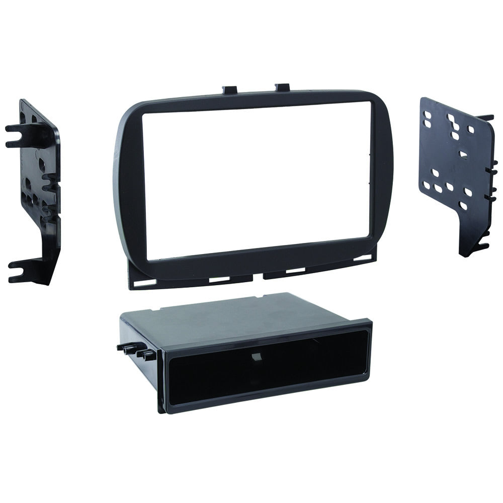 Metra 99-6544B Single-DIN Car Stereo Dash Kit - Compatible Fits for Fiat 500 2016-Up