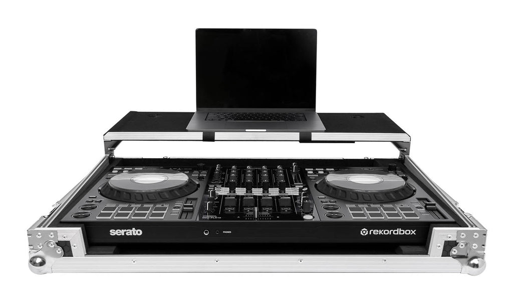 Headliner HL10011 Flight Case for DDJ-FLX10 with Laptop Platform and Wheels
