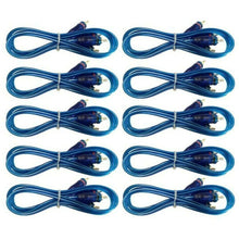 Load image into Gallery viewer, 10 Absolute 3' RCA Stereo Plug Cable 2 Male to 2 Male Car Stereo Marine Home Audio