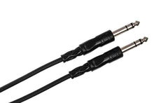 Load image into Gallery viewer, Hosa CSS-110 Balanced Interconnect Cable 1/4-inch TRS Male to 1/4-inch TRS Male - 10 FT