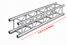 Load image into Gallery viewer, MR DJ DTSQ820 8.20' x 12" Universal Straight Square Tubing Box Aluminum Lighting Trussing Segment for Pro Lighting