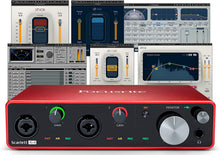 Load image into Gallery viewer, Focusrite Scarlett 4i4 USB Audio/MIDI Interface (3rd Gen) Bundle with 4x XLR-XLR Cable