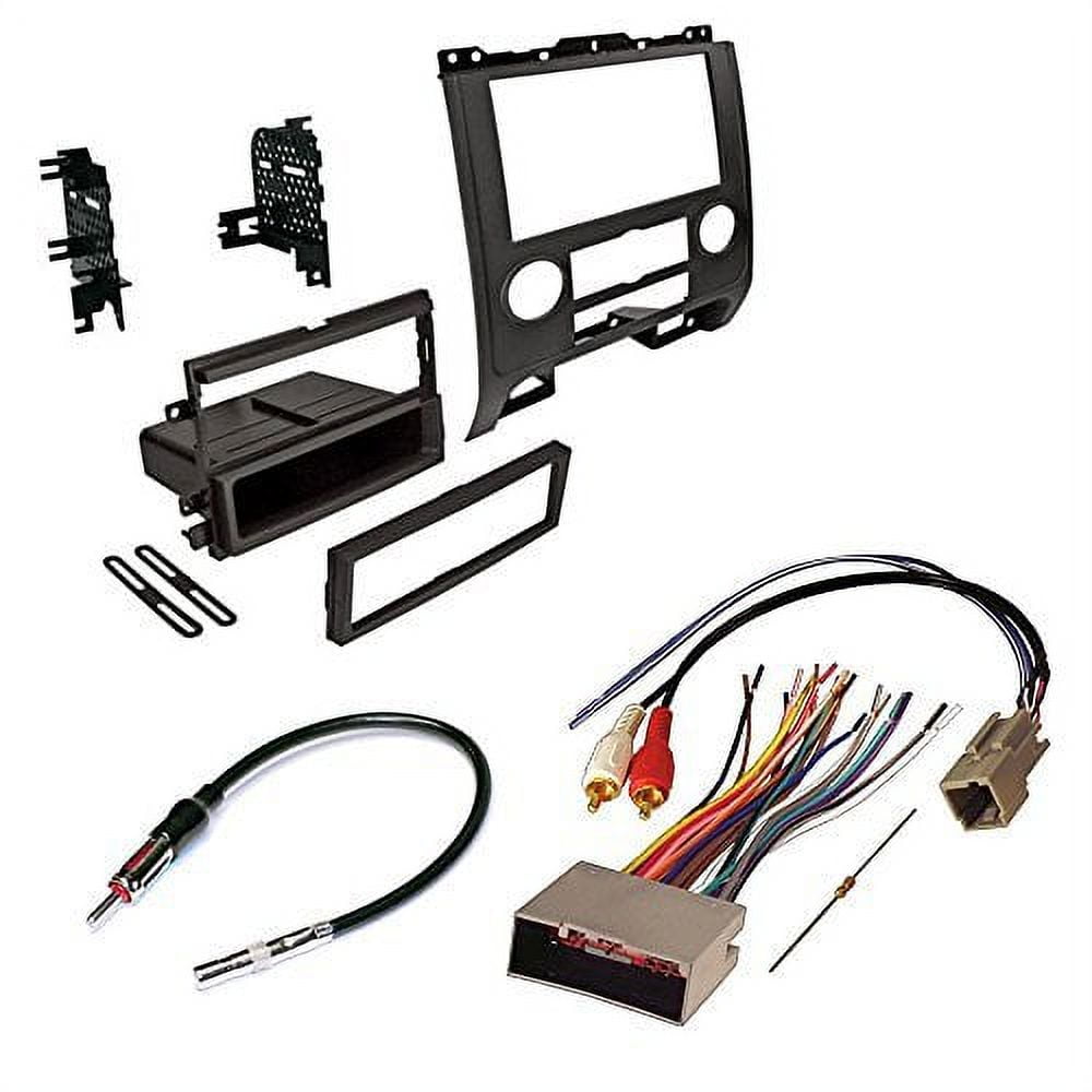 DC Sound Compatible with Ford 2008-2012 Escape car radio stereo radio kit dash installation mounting w/ wiring harness and radio antenna