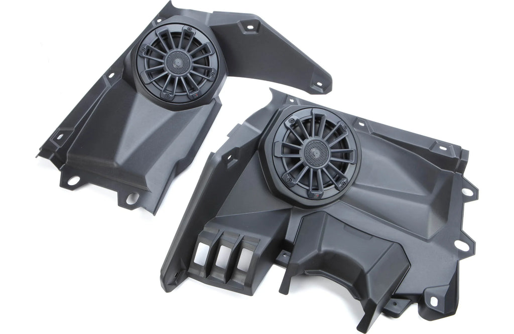 MB Quart MBQX-POD-1 Custom-fit 6-1/2" Speaker Pods With NP1-116 Nautic Speakers and 2-channel Amp