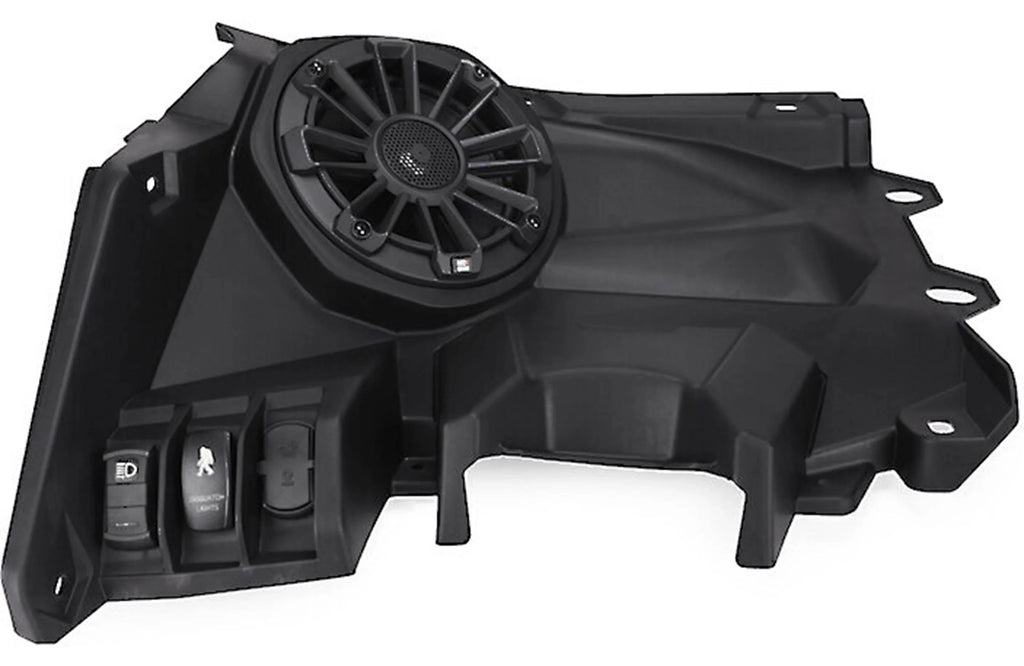 MB Quart MBQX-POD-1 Custom-fit 6-1/2" Speaker Pods With NP1-116 Nautic Speakers and 2-channel Amp