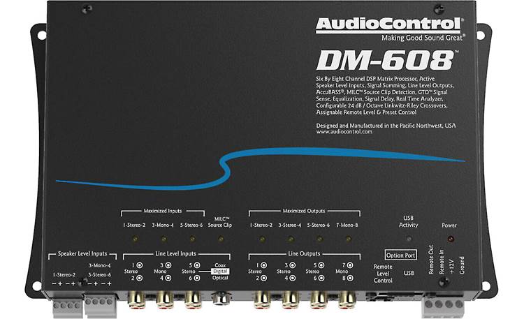Audio Control DM-608 Digital signal processor — 6 inputs, 8 outputs