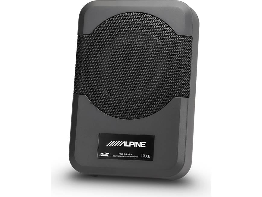 Alpine PWE-S8-MRN 240W Loaded Single 8" Amplified Marine Enclosure