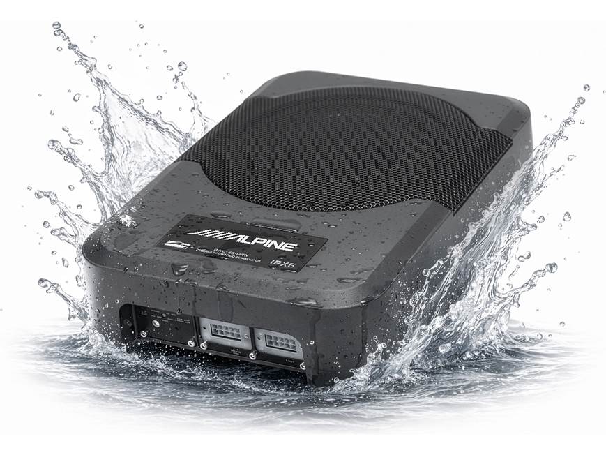 Alpine PWE-S8-MRN 240W Loaded Single 8" Amplified Marine Enclosure