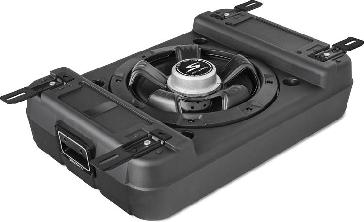Alpine SS-SB12 Single 12” S-Series Shallow Preloaded Subwoofer Enclosure Bundle