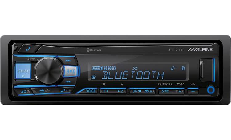 Alpine UTE-73BT Mech-less Digital Bluetooth & S2-S40 4" 140 Watts 2-Way Speakers