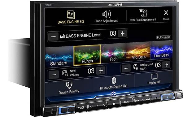 Alpine X308U In-dash Bluetooth 8" Touchscreen Built-in Navigation, Apple CarPlay, & Android Auto