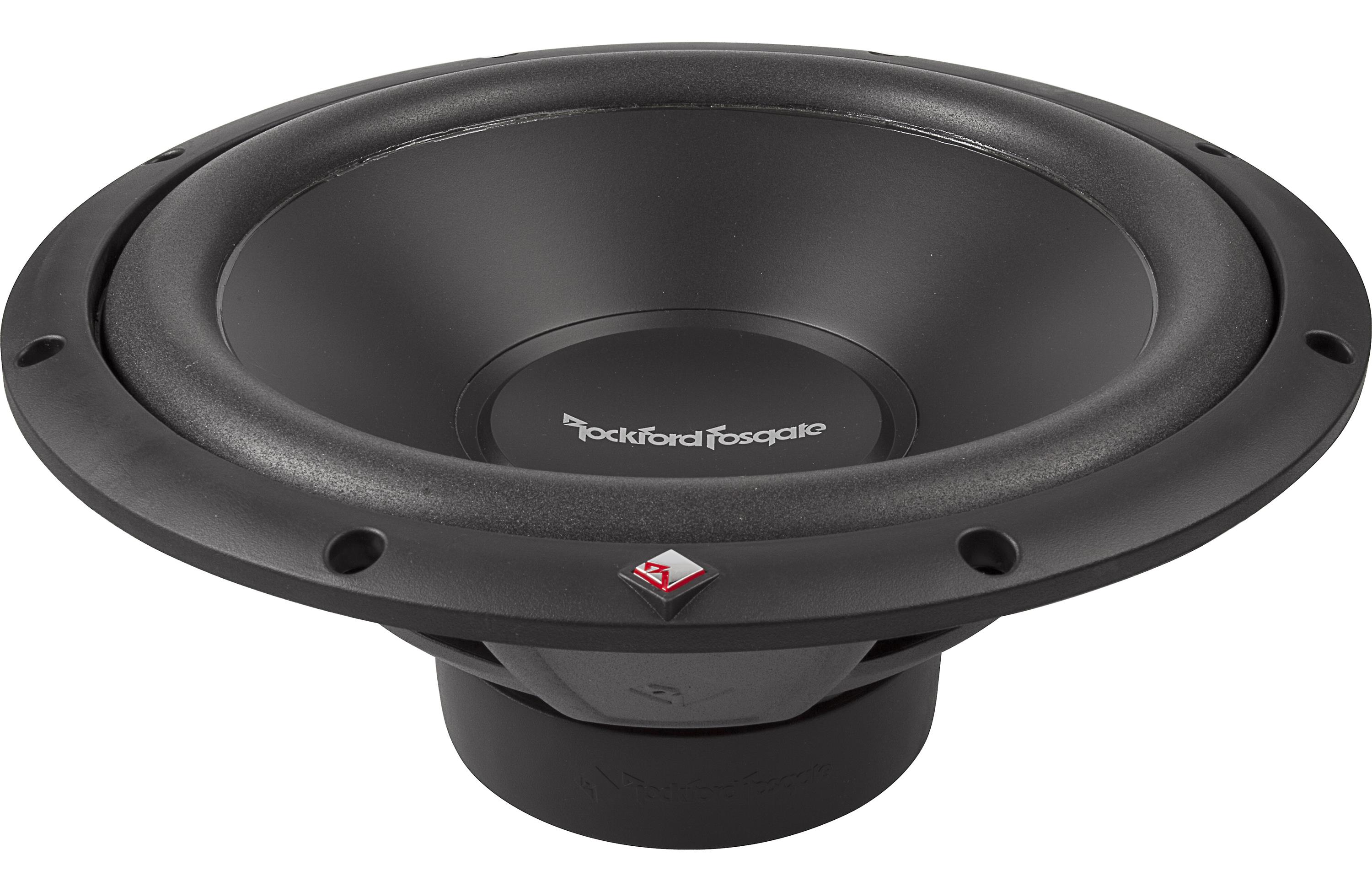 Rockford Fosgate R2D4-12 12" 1000w Car Subwoofers (2 Pack) + Sealed Sub Enclosure Box