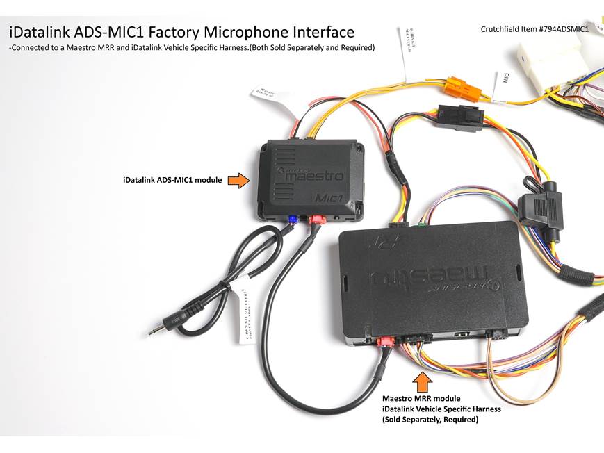 iDatalink Maestro ADS-MIC1 Factory Microphone Interface for Select 2010-2024