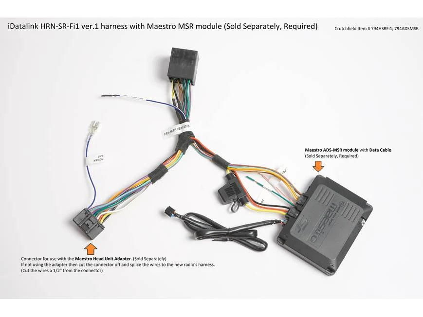 iDatalink Maestro HRN-SR-FI1 Wiring Harness