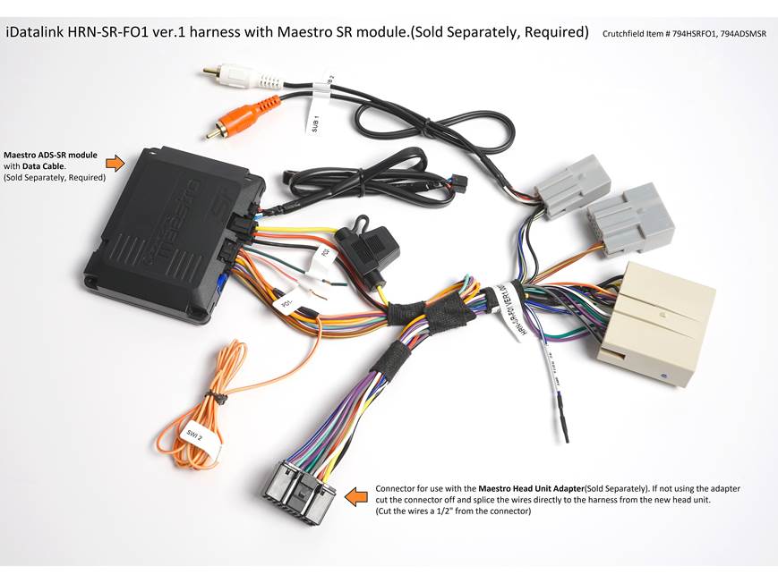 iDatalink Maestro HRN-SR-FO1 Vehicle-specific Harness