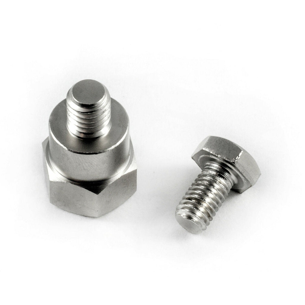 2 American Terminal GMBAT-1C GM Short Side Post Mount Positive Negative Battery Terminal Chrome Plated