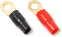 Load image into Gallery viewer, Absolute GRT8-50 8 Gauge Crimp Ring Terminals Connectors 50-Pack (Red Black)